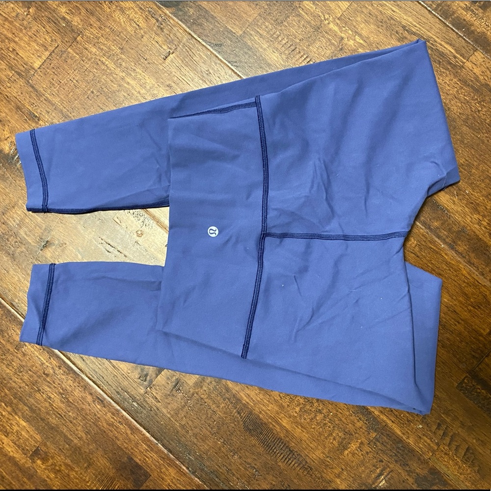 Lululemon blue luon leggings